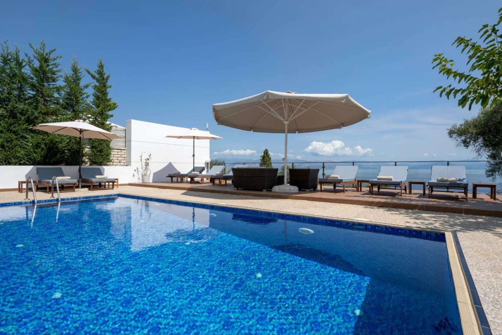 Luxury Villa Alexandros Corfu ペラマ エクステリア 写真