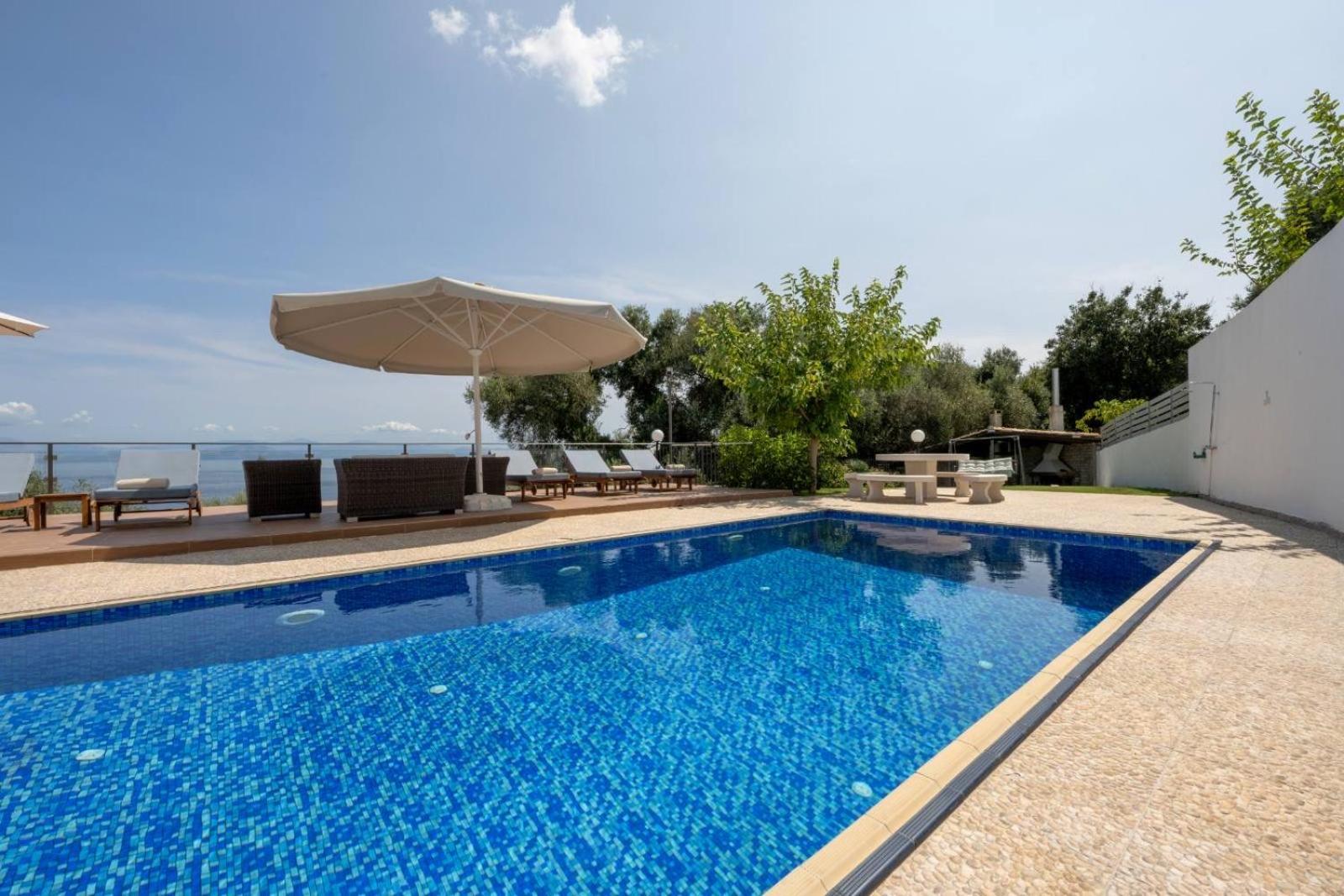 Luxury Villa Alexandros Corfu ペラマ エクステリア 写真